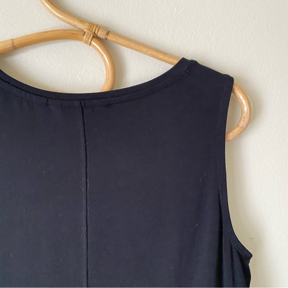 Athleta Black Side Split Tank Top - image 6